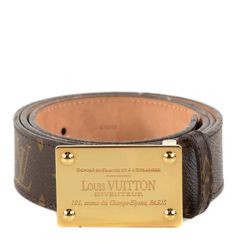 louis vuitton inventeur belt legit check|louis vuitton inventeur belt price.